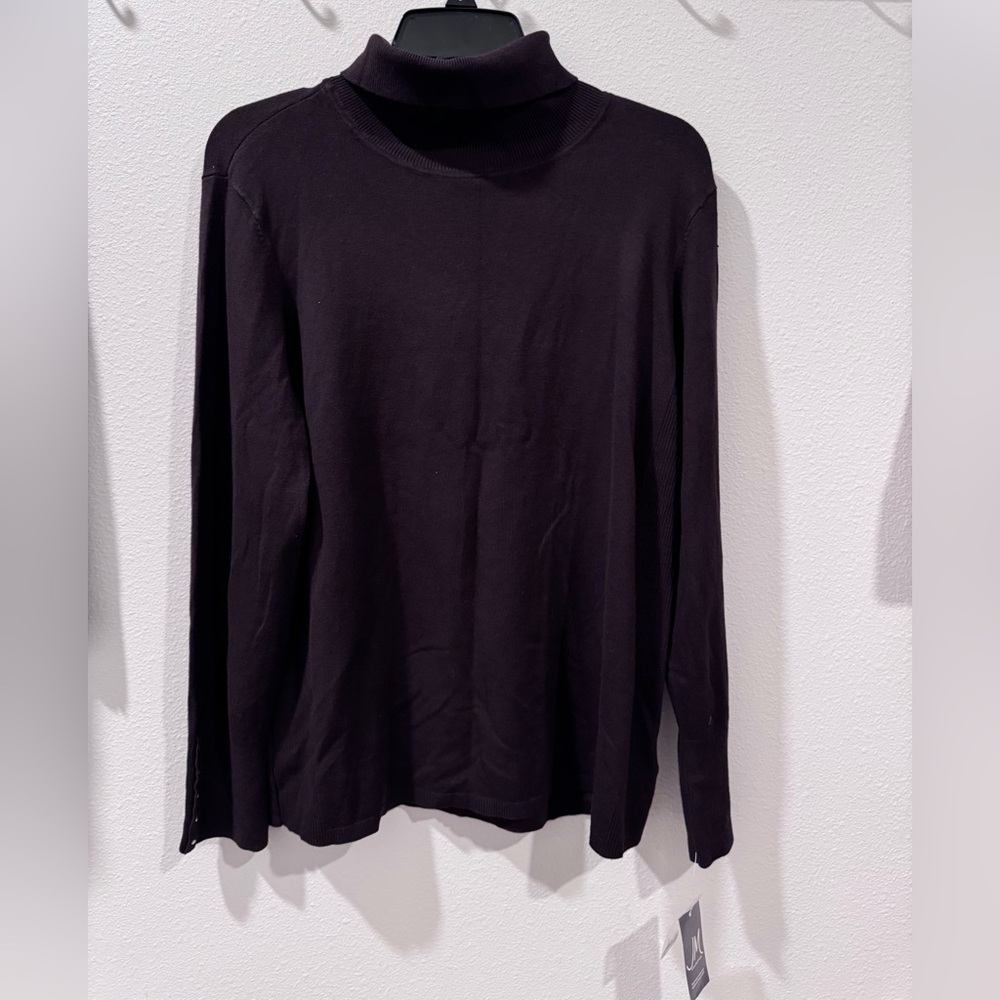 JM Collection Sweater Brown